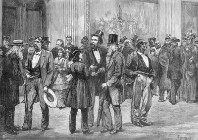 American Sketches: Scene in the Rotunda, Washington, from 